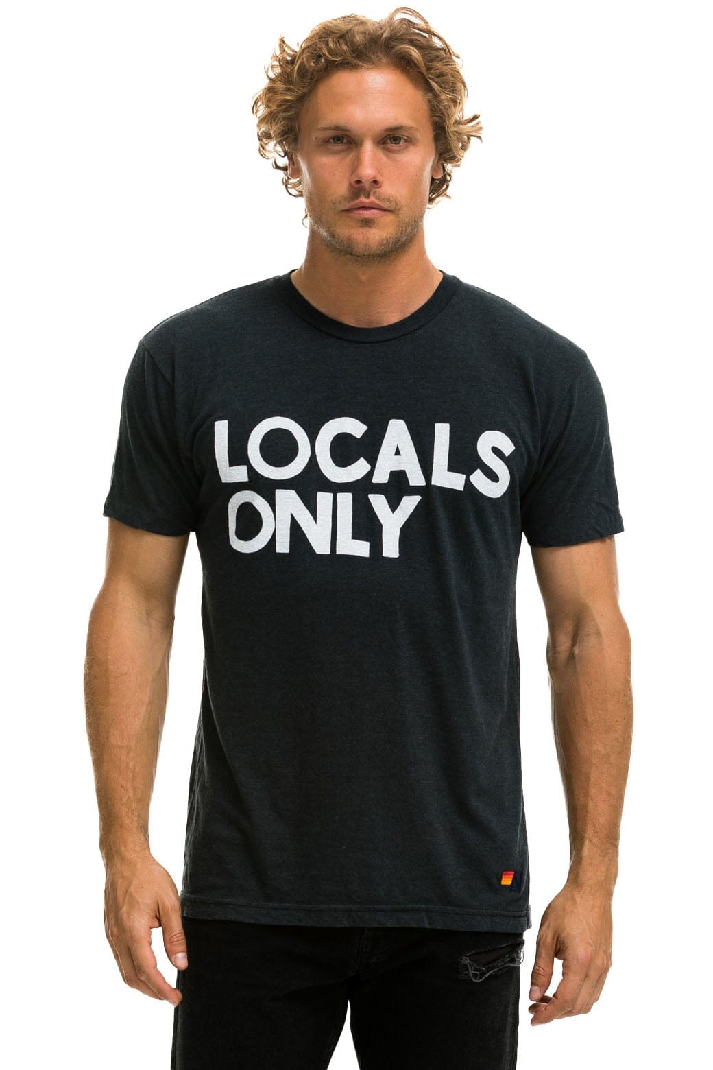 Classic LOCALS ONLY TEE - CHARCOAL