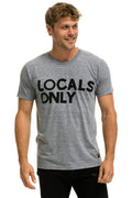 Classic LOCALS ONLY TEE - HEATHER GREY