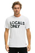 Classic LOCALS ONLY TEE - WHITE