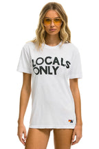Classic LOCALS ONLY TEE - WHITE