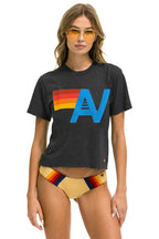 Classic LOGO BOYFRIEND TEE - CHARCOAL