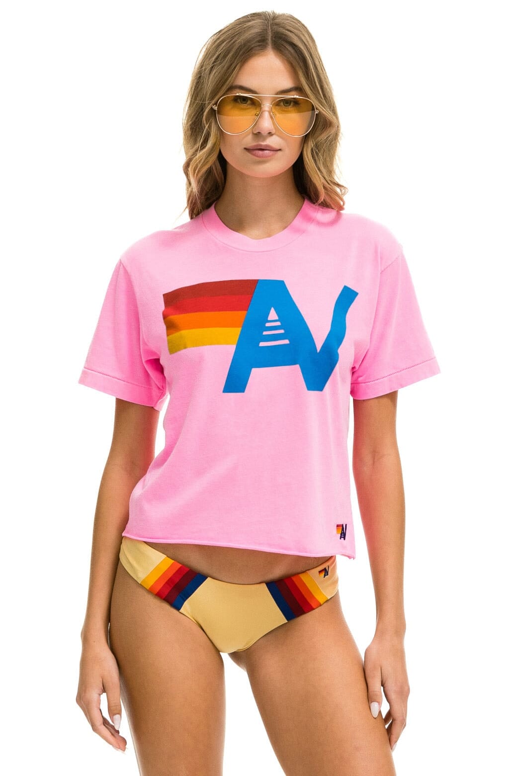 Classic LOGO BOYFRIEND TEE - NEON PINK