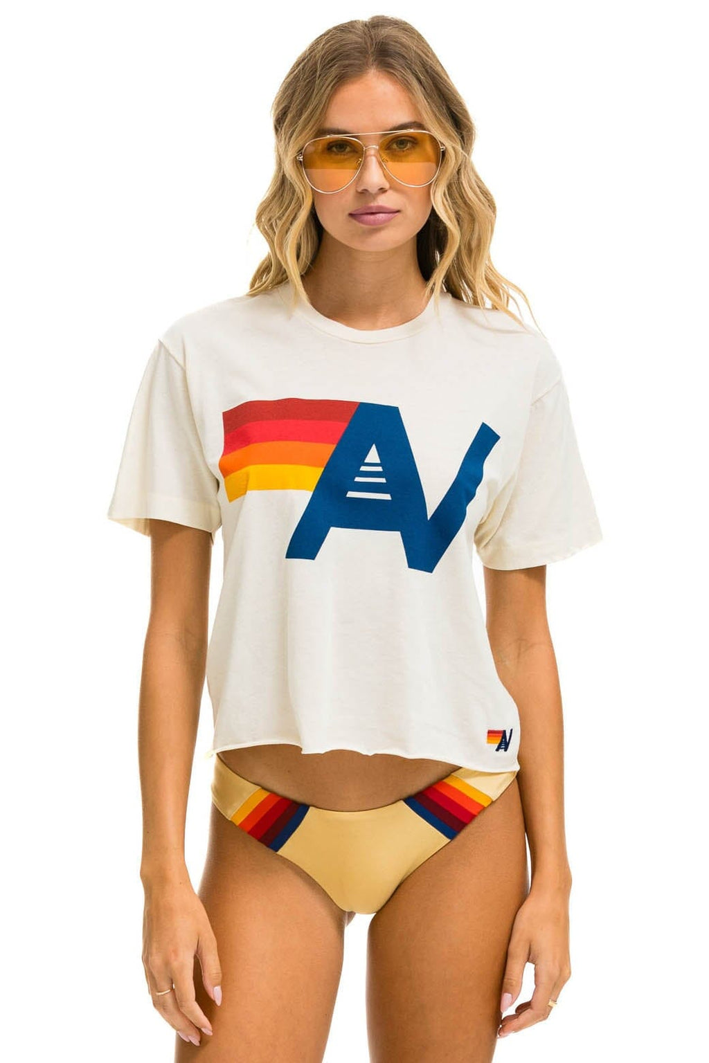 Classic LOGO BOYFRIEND TEE - VINTAGE WHITE