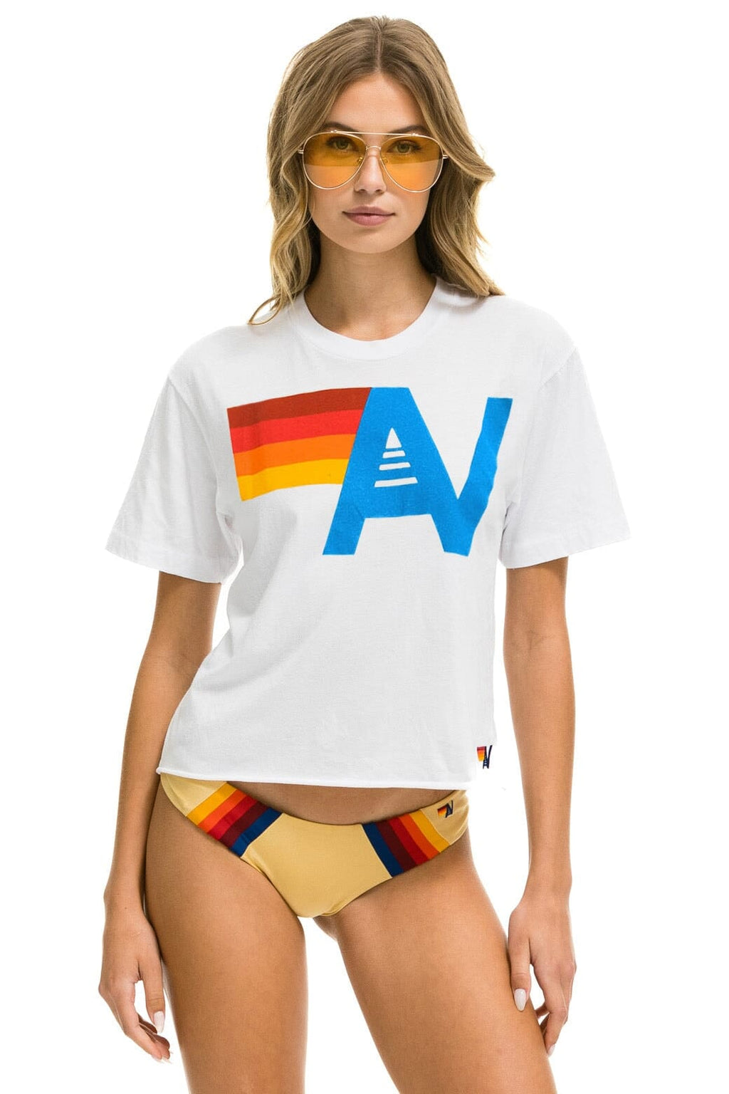 Classic LOGO BOYFRIEND TEE - WHITE