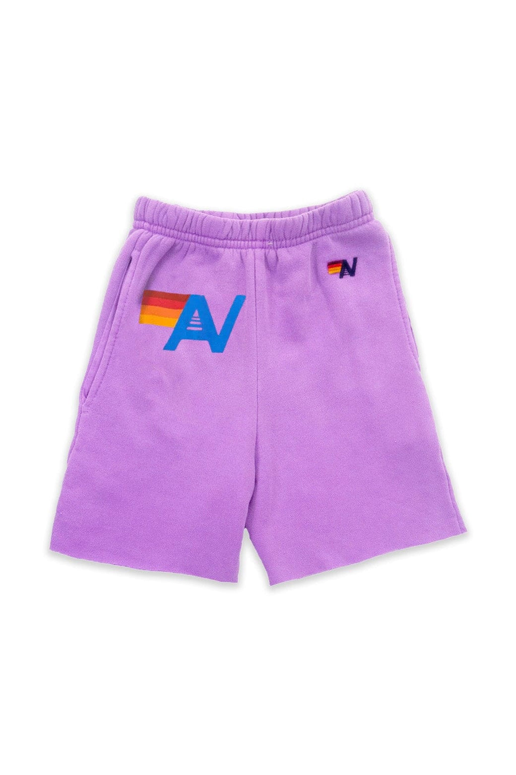 Classic LOGO KIDS SWEATSHORTS - NEON PURPLE