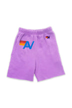 Classic LOGO KIDS SWEATSHORTS - NEON PURPLE