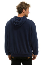 Classic LOGO PULLOVER RELAXED HOODIE - NAVY