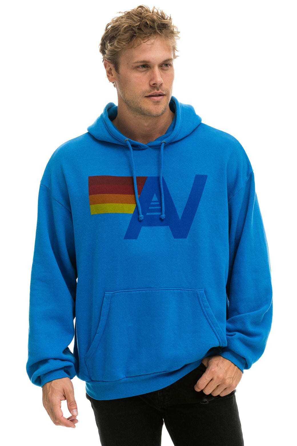 Classic LOGO PULLOVER RELAXED HOODIE - OCEAN