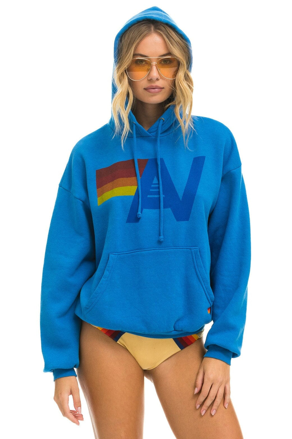 Classic LOGO PULLOVER RELAXED HOODIE - OCEAN