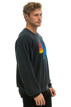 Classic LOGO RELAXED CREW SWEATSHIRT - CHARCOAL