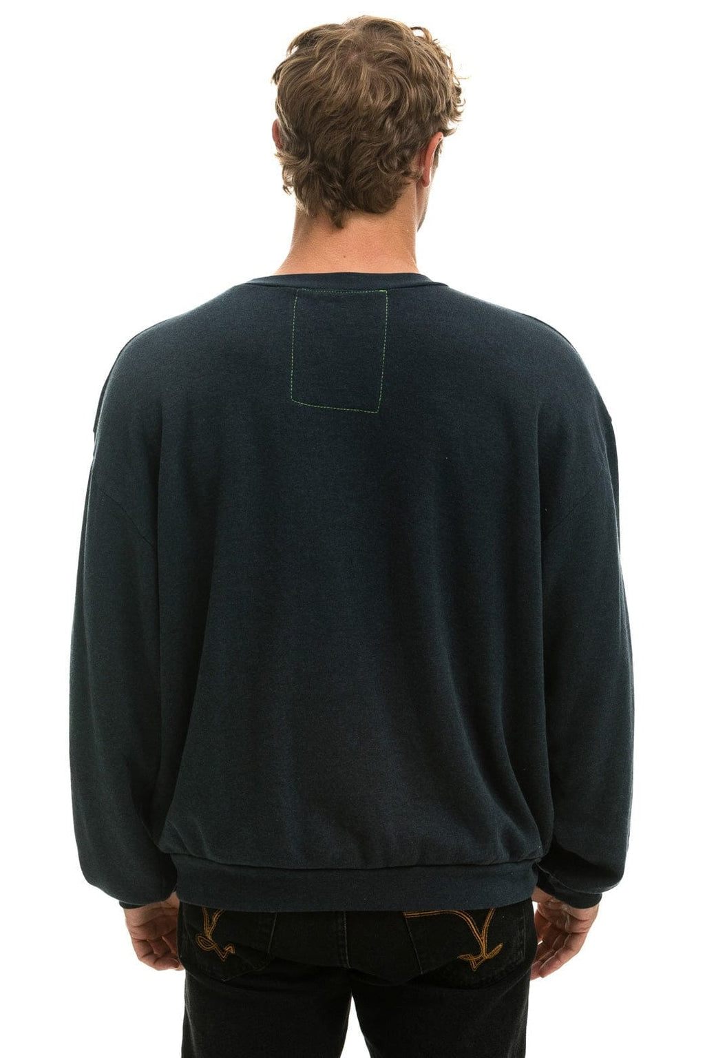 Classic LOGO RELAXED CREW SWEATSHIRT - CHARCOAL