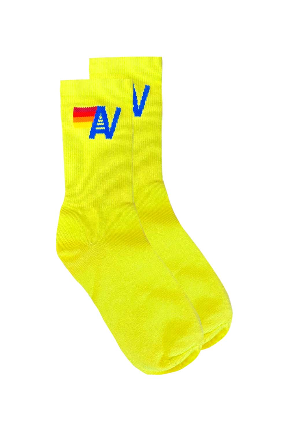 Classic LOGO SOCK - NEON YELLOW