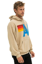 Classic LOGO STITCH PULLOVER RELAXED HOODIE - SAND