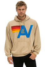 Classic LOGO STITCH PULLOVER RELAXED HOODIE - SAND