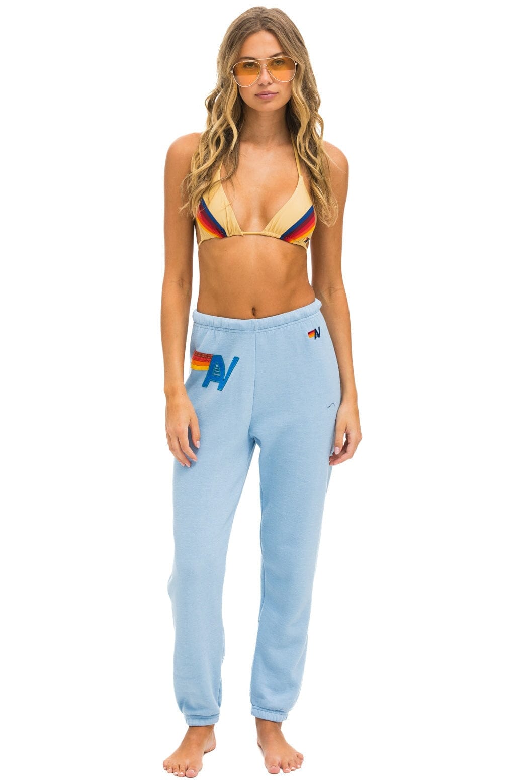 Classic LOGO STITCH SWEATPANTS - ICE