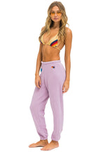 Classic LOGO STITCH SWEATPANTS - MAUVE
