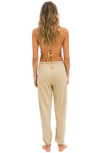 Classic LOGO STITCH SWEATPANTS - SAND