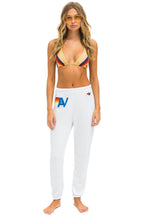 Classic LOGO STITCH SWEATPANTS - WHITE