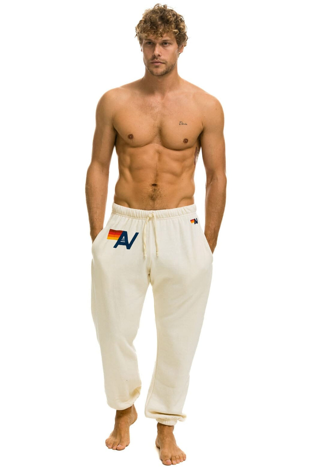 Classic LOGO SWEATPANTS - VINTAGE WHITE