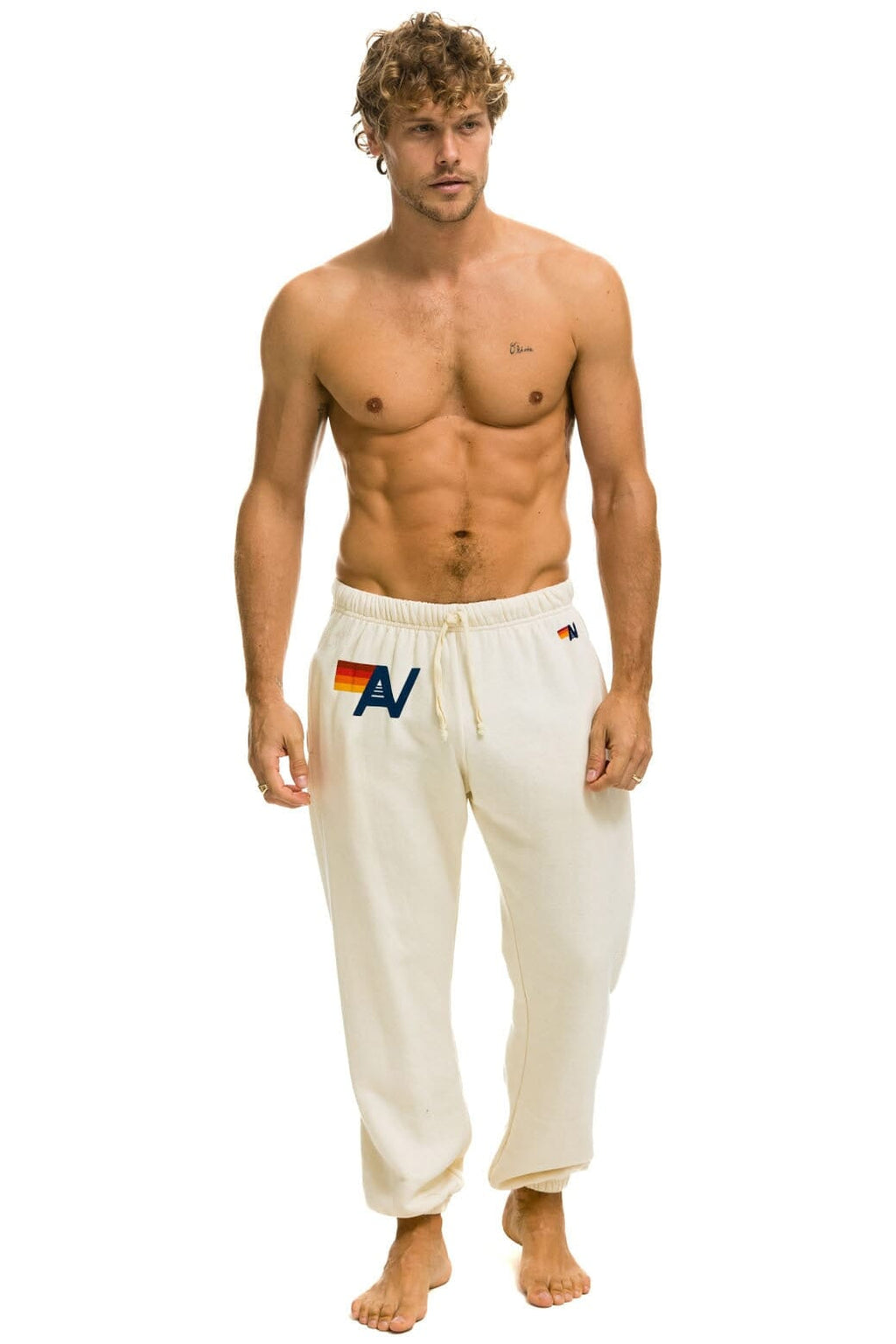 Classic LOGO SWEATPANTS - VINTAGE WHITE