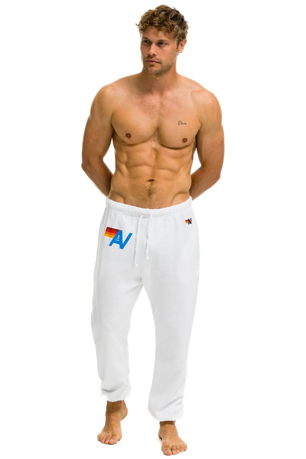 Classic LOGO SWEATPANTS - WHITE