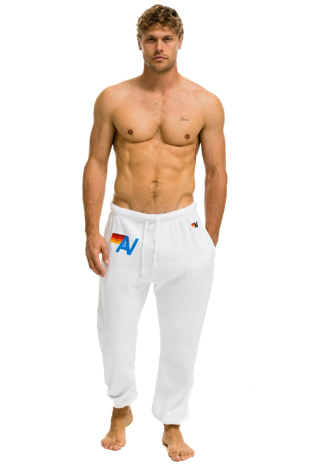 Classic LOGO SWEATPANTS - WHITE