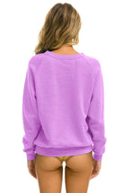 Classic LOGO SWEATSHIRT - NEON PURPLE