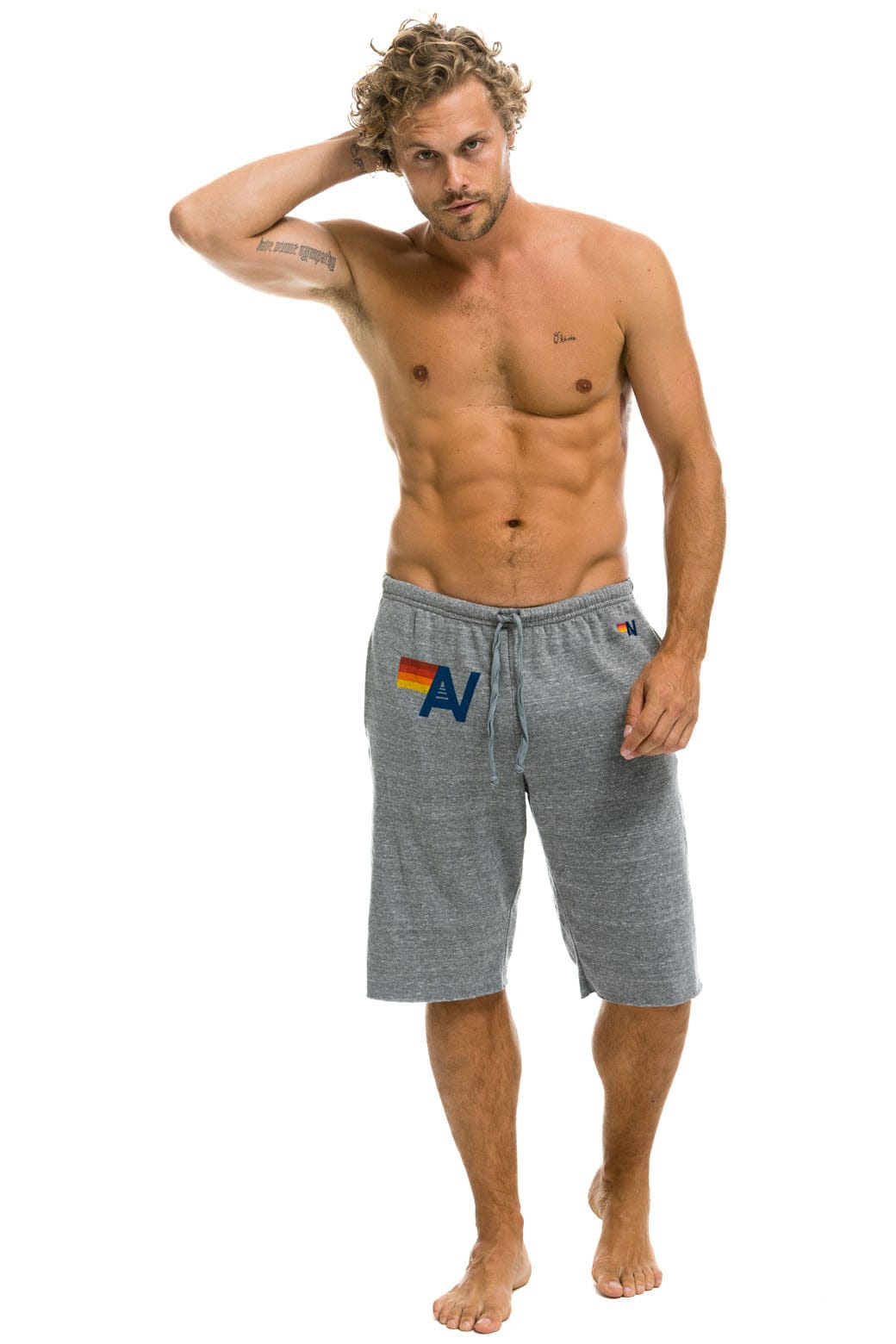 Classic LOGO SWEATSHORTS - HEATHER GREY