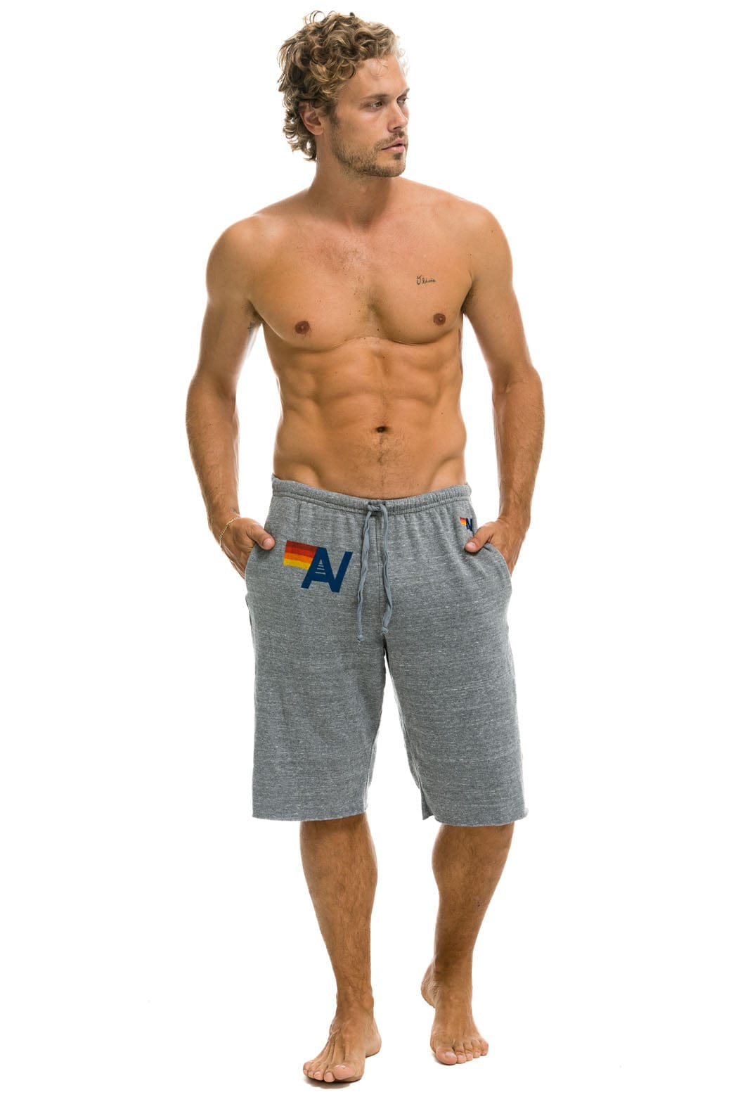 Classic LOGO SWEATSHORTS - HEATHER GREY