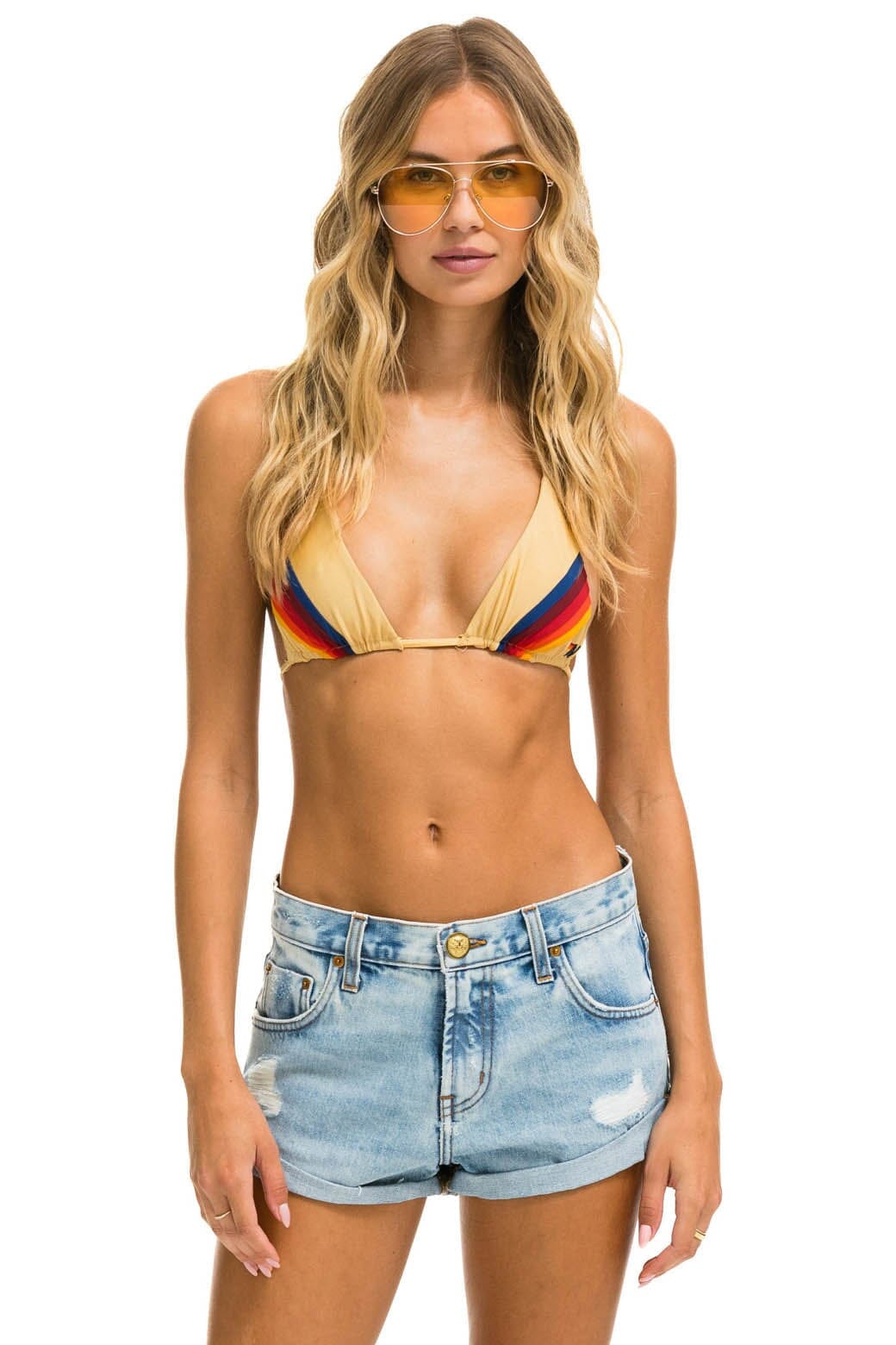 Classic LOW RISE ROCKER JEAN SHORTS - SUPER LIGHT