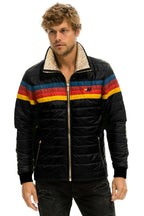 Classic 4 STRIPE JACKET - BLACK