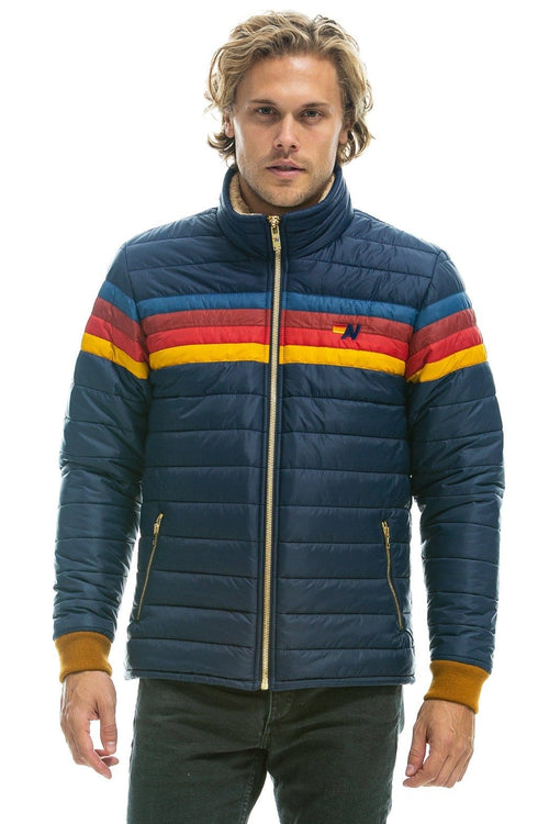 Classic 4 STRIPE JACKET - NAVY