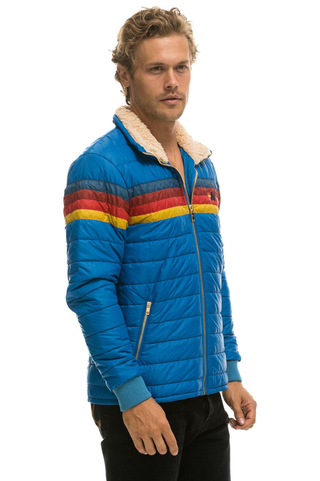 Classic 4 STRIPE JACKET - SNORKEL BLUE