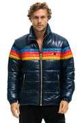 Classic 4 STRIPE LUXE TRAVELER JACKET - GLOSSY DEEP BLUE