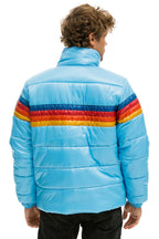 Classic 4 STRIPE LUXE TRAVELER JACKET - GLOSSY SKY