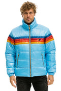 Classic 4 STRIPE LUXE TRAVELER JACKET - GLOSSY SKY