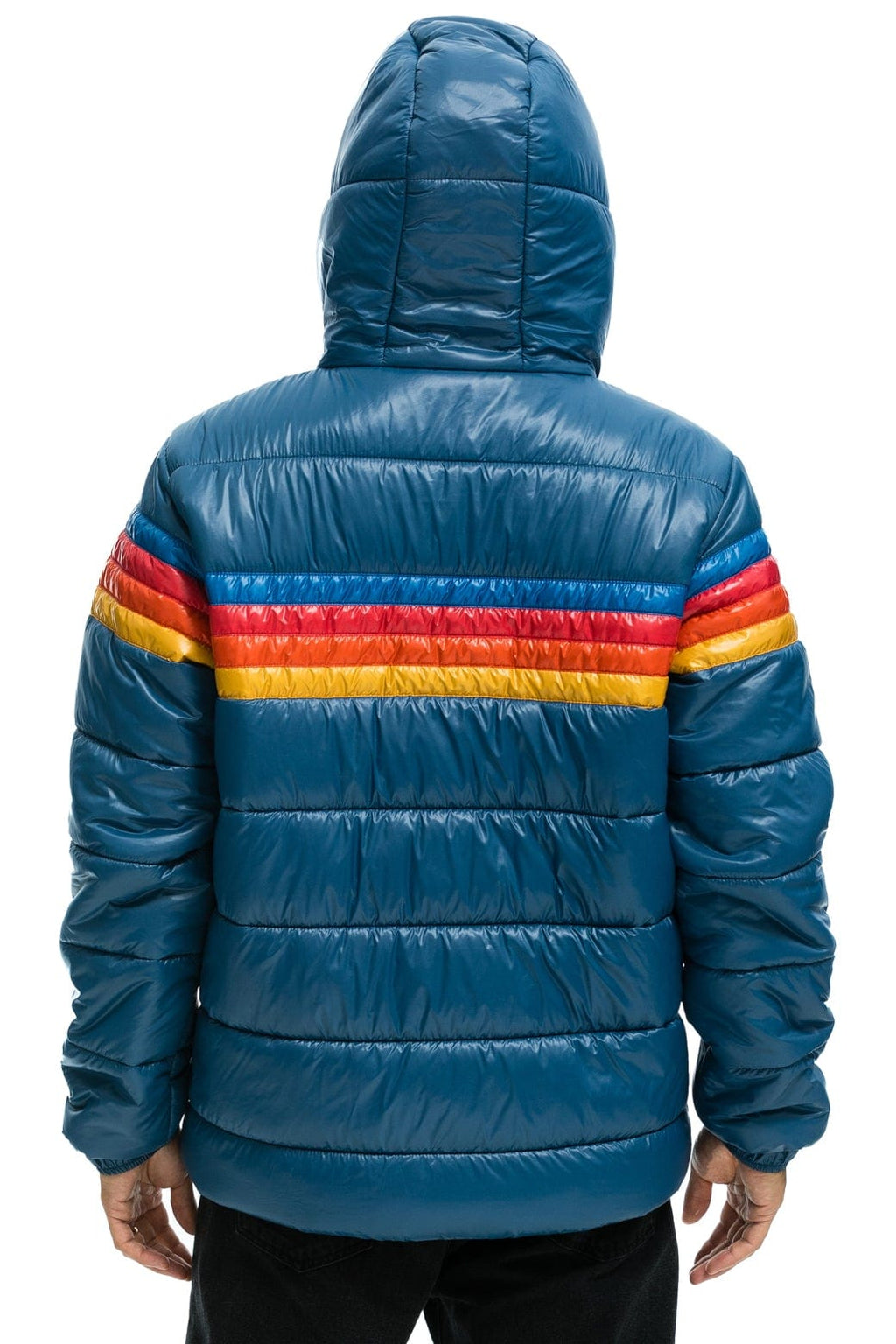 Classic 4 STRIPE LUXE TREKKER JACKET - GLOSSY DEEP BLUE