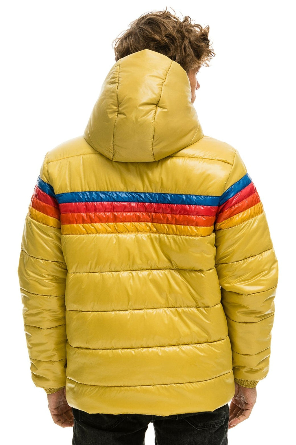 Classic 4 STRIPE LUXE TREKKER JACKET - GLOSSY KHAKI