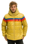 Classic 4 STRIPE LUXE TREKKER JACKET - GLOSSY KHAKI