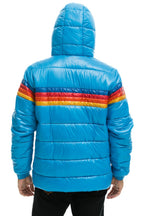 Classic 4 STRIPE LUXE TREKKER JACKET - GLOSSY OCEAN
