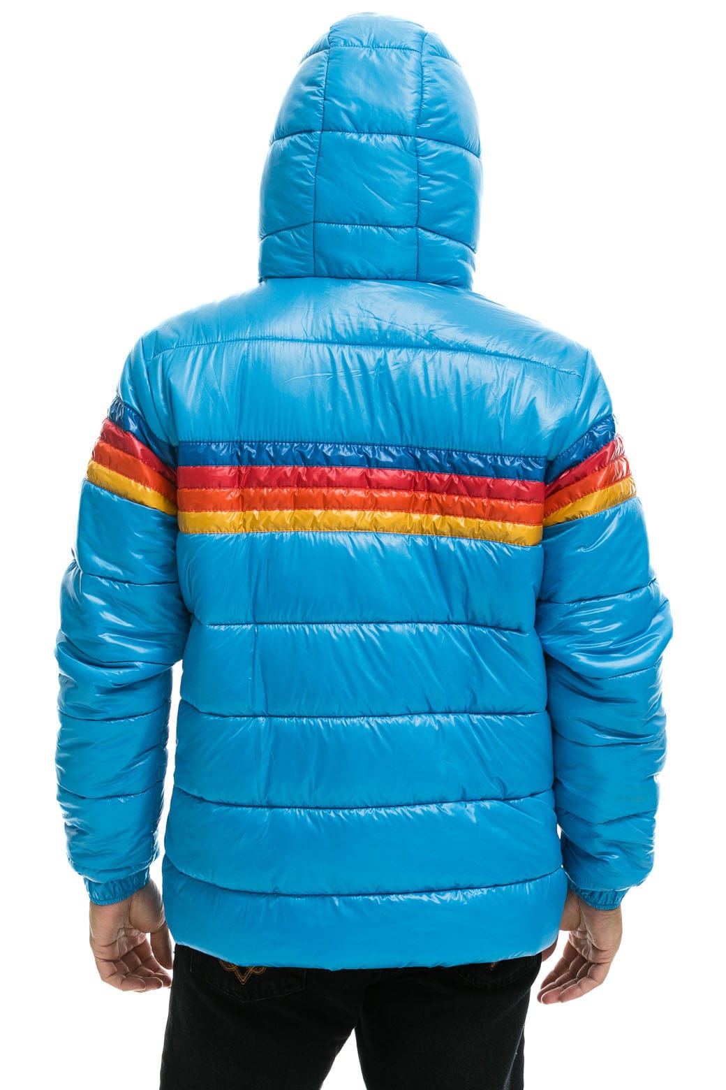 Classic 4 STRIPE LUXE TREKKER JACKET - GLOSSY OCEAN