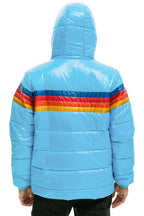 Classic 4 STRIPE LUXE TREKKER JACKET - GLOSSY SKY