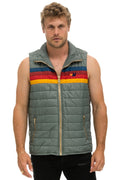 Classic MENS 4 STRIPE VEST - SEDONA