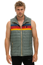 Classic MENS 4 STRIPE VEST - SEDONA