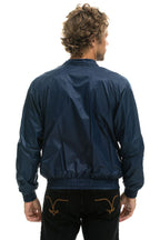 Classic MENS 4 STRIPE WINDBREAKER - NAVY