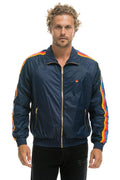 Classic MENS 4 STRIPE WINDBREAKER - NAVY
