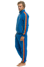 Classic MENS 4 STRIPE WINDBREAKER - SNORKEL BLUE