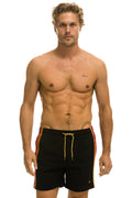 Classic MENS 5 STRIPE FLEX SHORTS - BLACK