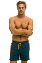 Classic MENS 5 STRIPE FLEX SHORTS - DEEP OCEAN