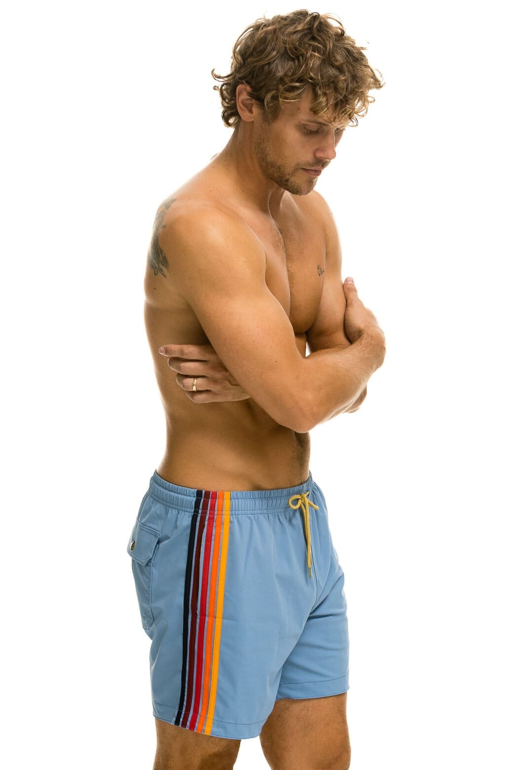 Classic MENS 5 STRIPE FLEX SHORTS - ISLANDA